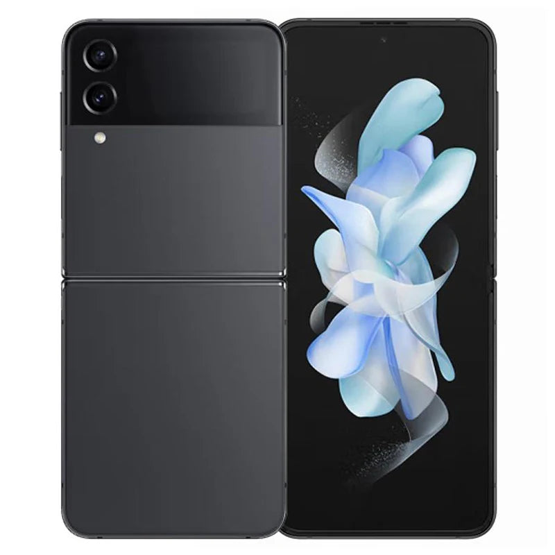 Unlocked Original Samsung Galaxy Zflip4 5G Mobile Phone 6.7 Inch HD Display 12MP Camera 8GB RAM 256GB ROM Used Smartphone