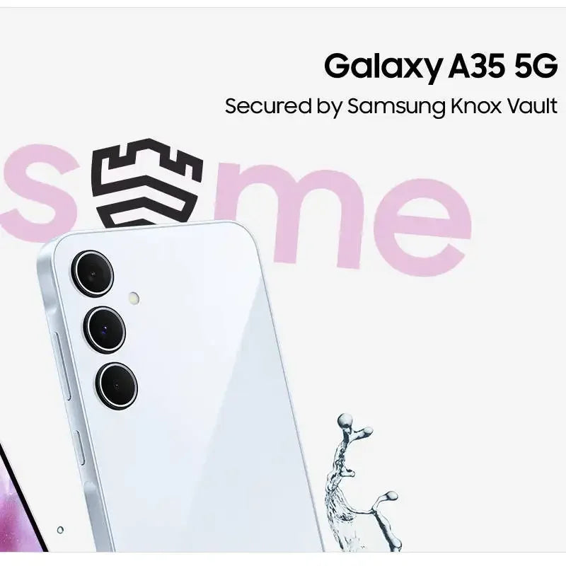 Samsung Galaxy A35 5g RAM 6GB ROM 128GB 50MP camera 6.6inches Super AMOLED 120Hz Screen 5000mAh Used Phone