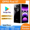 Unlocked Original OPPO Find X7 5G Mobile Phone 6.78 Inch HD Display 50MP Camera 16GB RAM 512GB ROM Used Smartphone