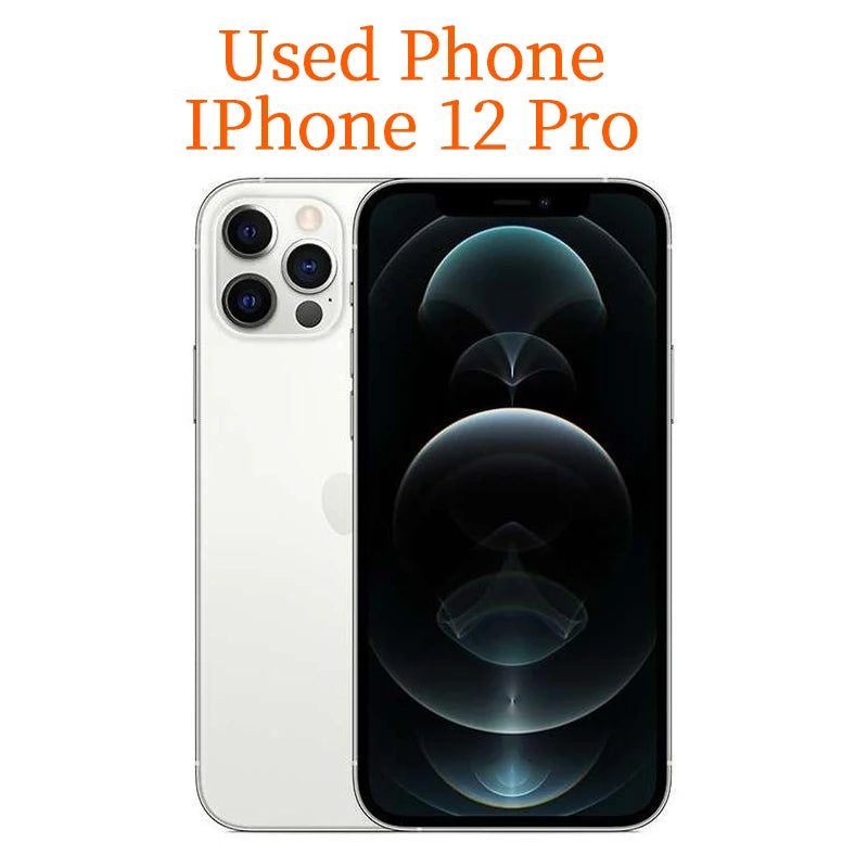 Apple iPhone 12 Pro 5g IOS SmartPhone Screen 6.1-inch All Colours in Good Condition Used Phone