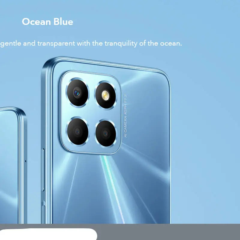 Honor X6 4g Smartphone LCD Screen 6.5 inches Fingerprint Recognition 50MP Camera Full Screen 5000mAh Battery Used Phone