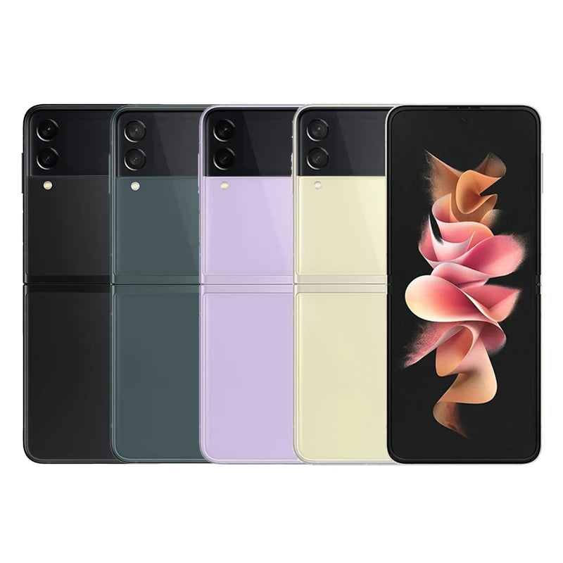 Samsung Galaxy Z Flip3 5G RAM 8GB ROM 128GB/256GB 6.7inches 120Hz Screen Face Recognition 12MP camera Used Phone