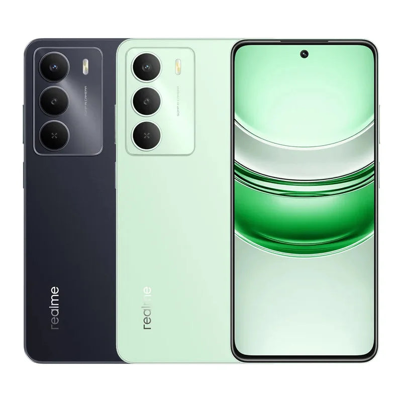 Used Realme V70S 5G Android Phone 12GB+256GB 6.67" Large Screen 5000mAh Battery Unlocked Smartphone