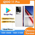 iQOO 11 Pro 5G Android 6.78in 1800nits 144Hz AMOLED 256GB ROM 4700mAh 200w used phone