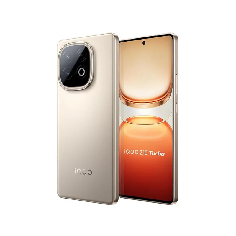 Used iQOO Z10 Turbo 5G Android Phone 12GB+256GB 6.78" Large Screen 7620mAh Battery Unlocked Smartphone