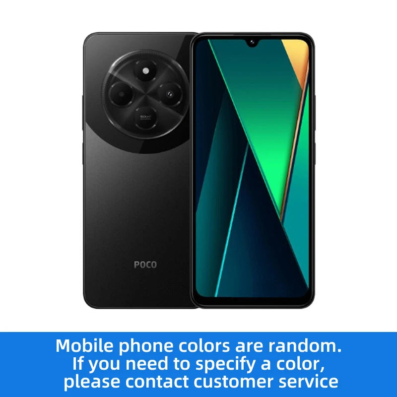 Xiaomi POCO C75 4g Smartphone ROM 256GB 50MP Camera 6.88in 5160mAh Battery All Colors Used Phone