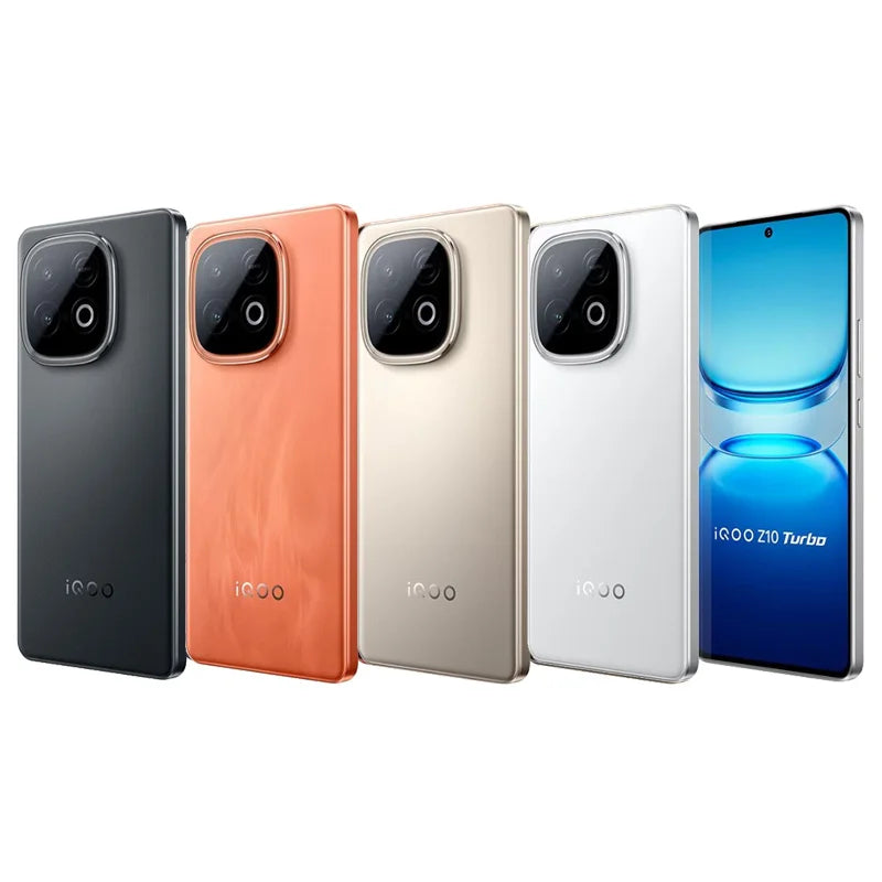 Used iQOO Z10 Turbo 5G Android Phone 12GB+256GB 6.78" Large Screen 7620mAh Battery Unlocked Smartphone