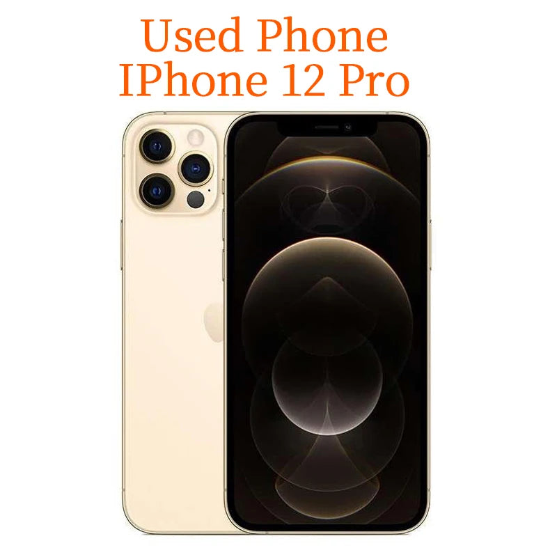 Apple iPhone 12 Pro 5g IOS SmartPhone Screen 6.1-inch All Colours in Good Condition Used Phone