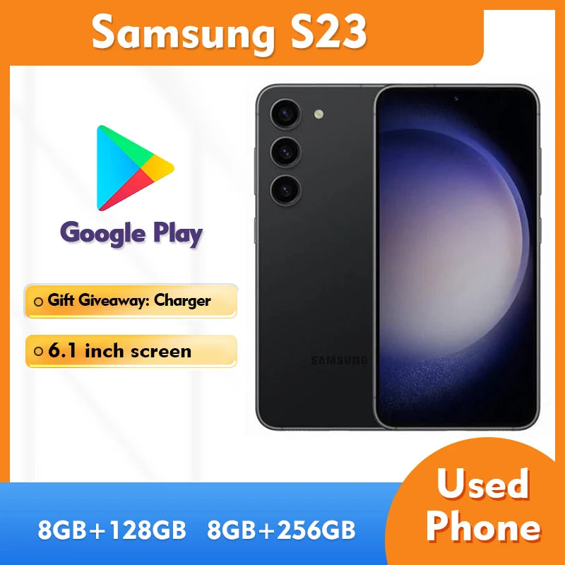 Samsung Galaxy S23 5G RAM 8GB ROM 128GB/256GB SmartPhone 3900mAh 50MP camera 6.1inch 120Hz used phone