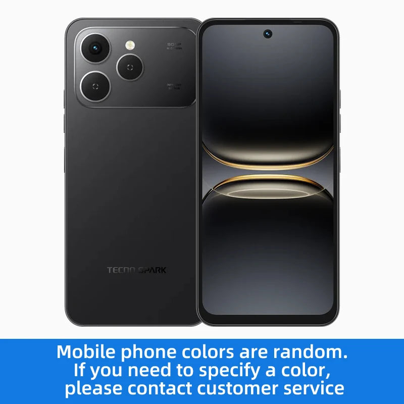 tecno spark 40 4G SmartPhone RAM 4GB ROM 128GB 50MP 6.78-inch Screen Camera 5200mAh used Phone