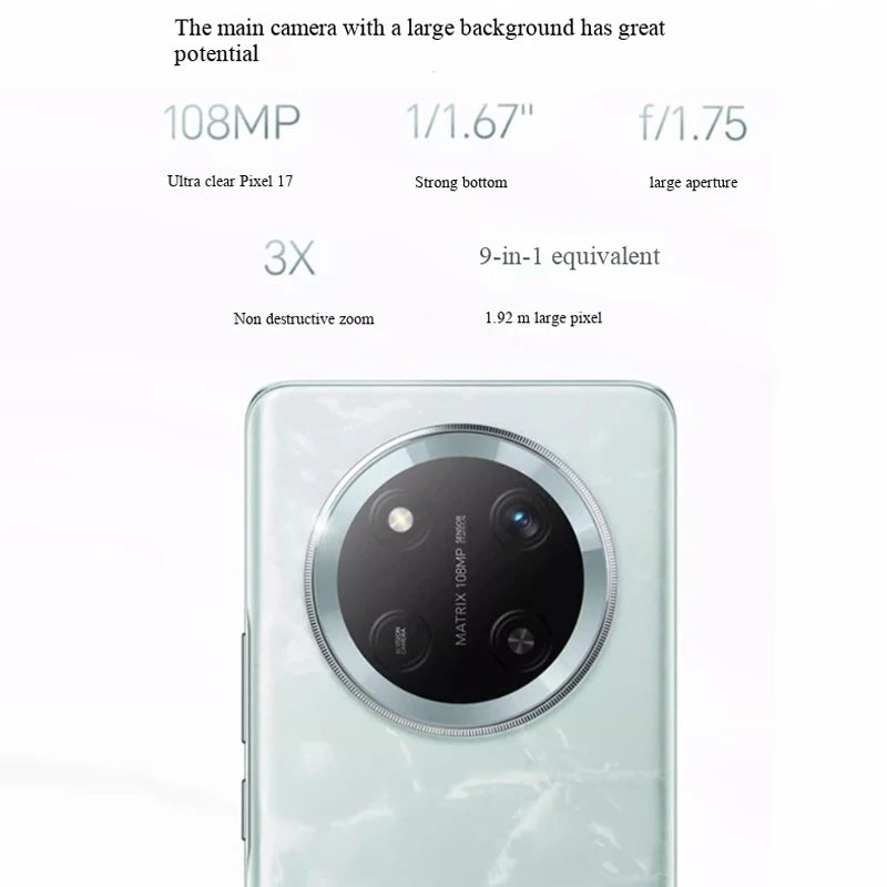 Honor X60 Pro 5g 256GB 512GB ROM Battery 6600mAh Android Fingerprint Recognition 6.78In 108MP Camera Used Phone