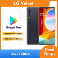 LG Velvet 5G SmartPhone RAM 6GB ROM 128GB Screen 6.8inch 4300mAh 48MP+16MP Camera Google System Used Phone