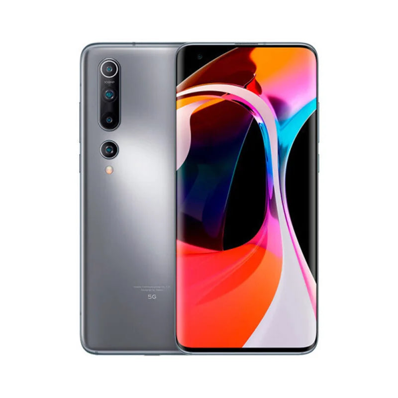Unlocked Original Xiaomi 10 5G Mobile Phone 6.67 Inch HD Display 108MP Camera 12GB RAM 256GB ROM Used Smartphone