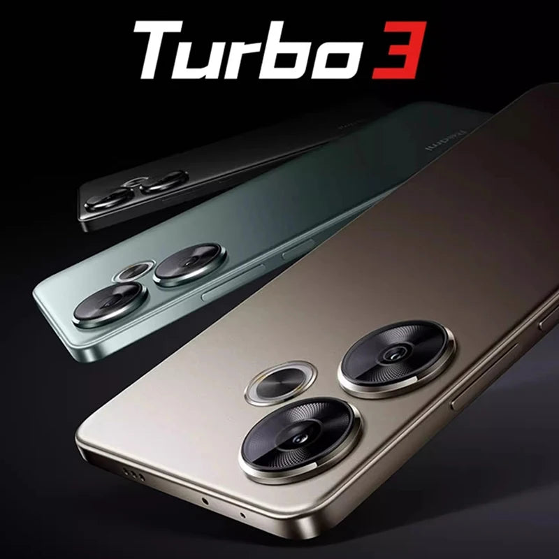 Redmi Turbo 3 5G Android SmartPhone RAM 16GB ROM 512GB 6.67in 5000mAh All Colours Good Condition used phone