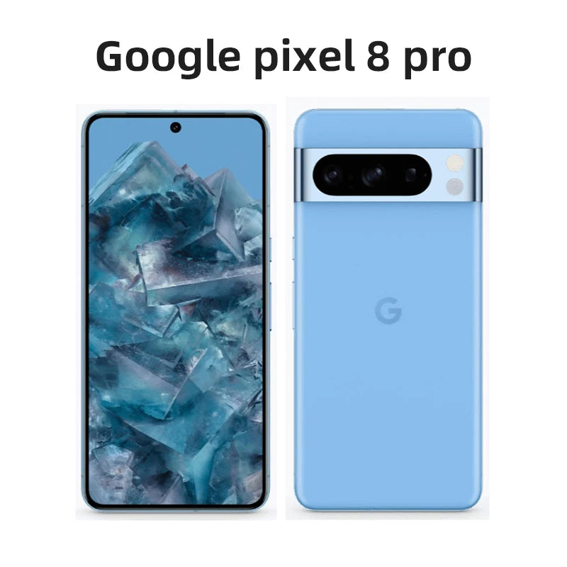 Google Pixel 8 Pro 5G 128GB ROM 12GB RAM  6.7inch AMOLED Screen Android Original Used Phone