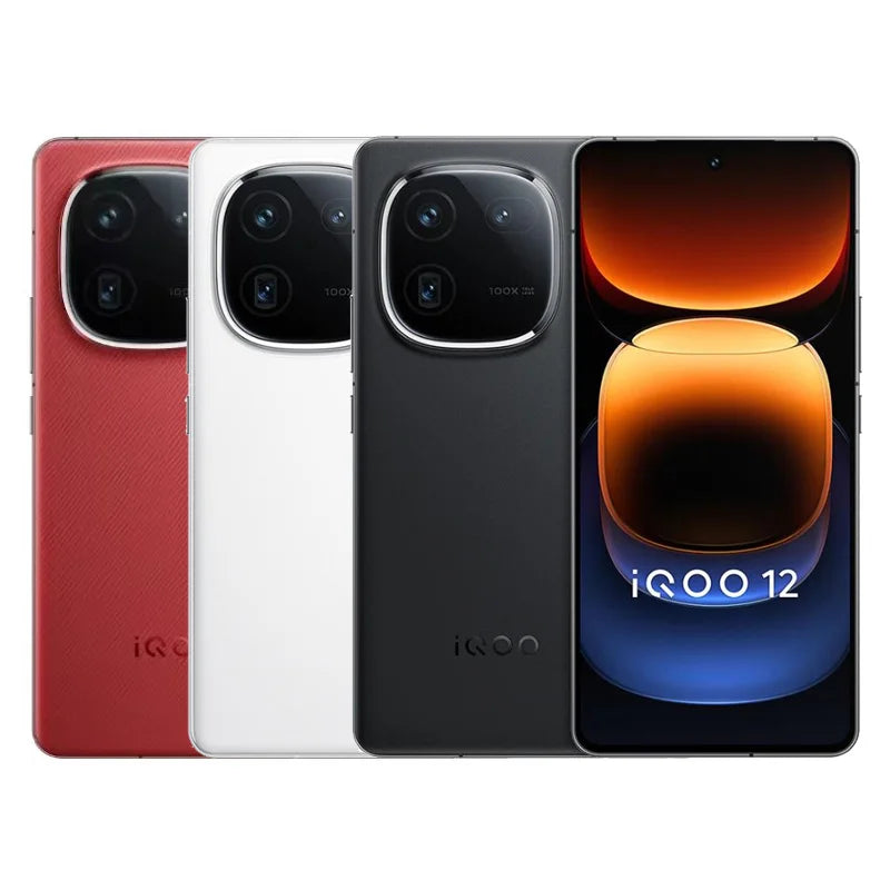 IQOO 12 5G Android Smartphone 16GB RAM 512GB ROM Screen 6.78 inches 5000Mah used phone