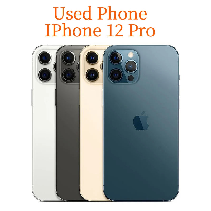 Apple iPhone 12 Pro 5g IOS SmartPhone Screen 6.1-inch All Colours in Good Condition Used Phone