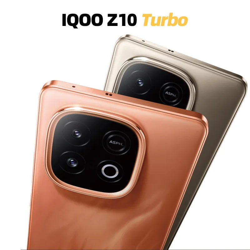 Used iQOO Z10 Turbo 5G Android Phone 12GB+256GB 6.78" Large Screen 7620mAh Battery Unlocked Smartphone