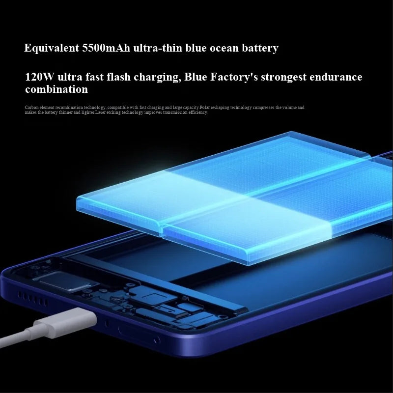 Used iQOO Neo9S Pro Plus 5G Android Phone 16GB+512GB 6.78" Large Screen 5500mAh Battery Unlocked Smartphone