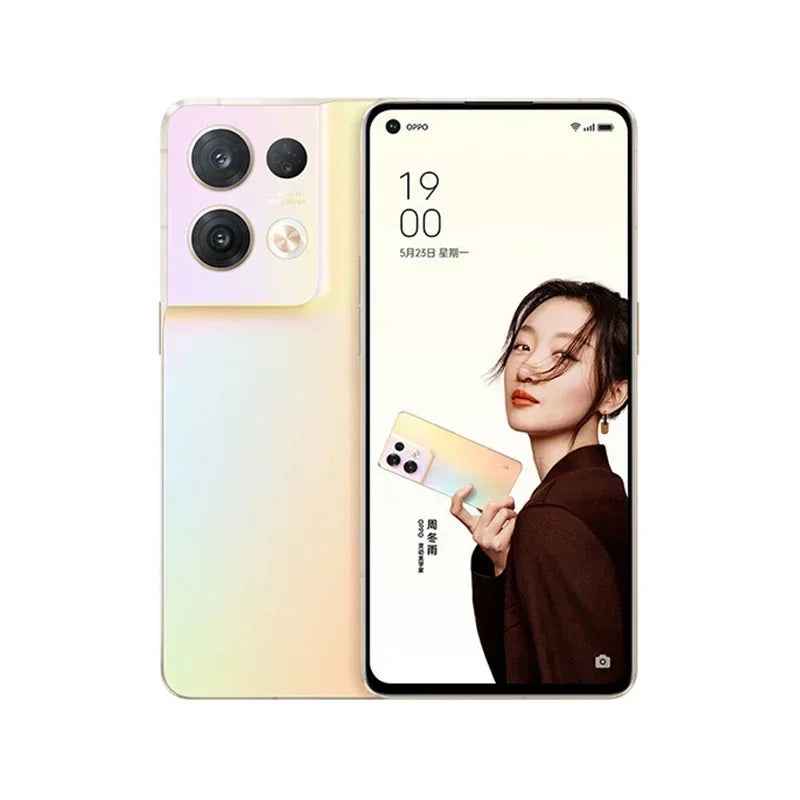 OPPO Reno8 Pro 5g Smartphone 256GB ROM Screen 6.62-Inches 50MP Camera Battery 4500mAh Android  Used Phone