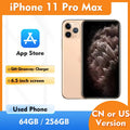 Unlocked Original Apple iPhone 11Pro Max 4G Mobile Phone 6.5 Inch HD Display 12MP Camera 256GB ROM Used Smartphone