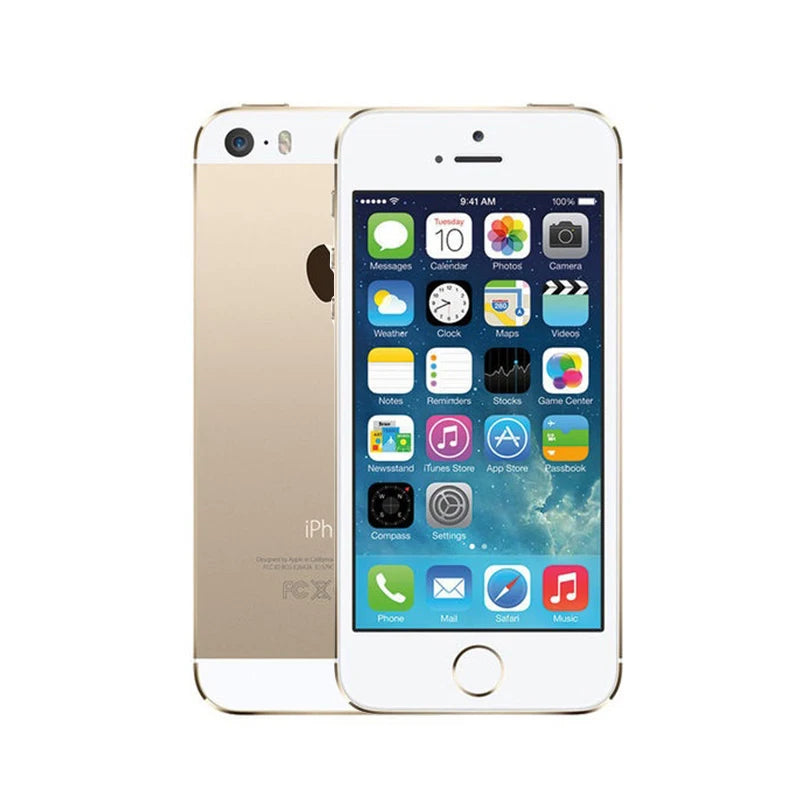 Unlocked Original Apple iPhone 5S 3G Mobile Phone 4 Inch HD Display 8MP Camera 64GB ROM Used Smartphone