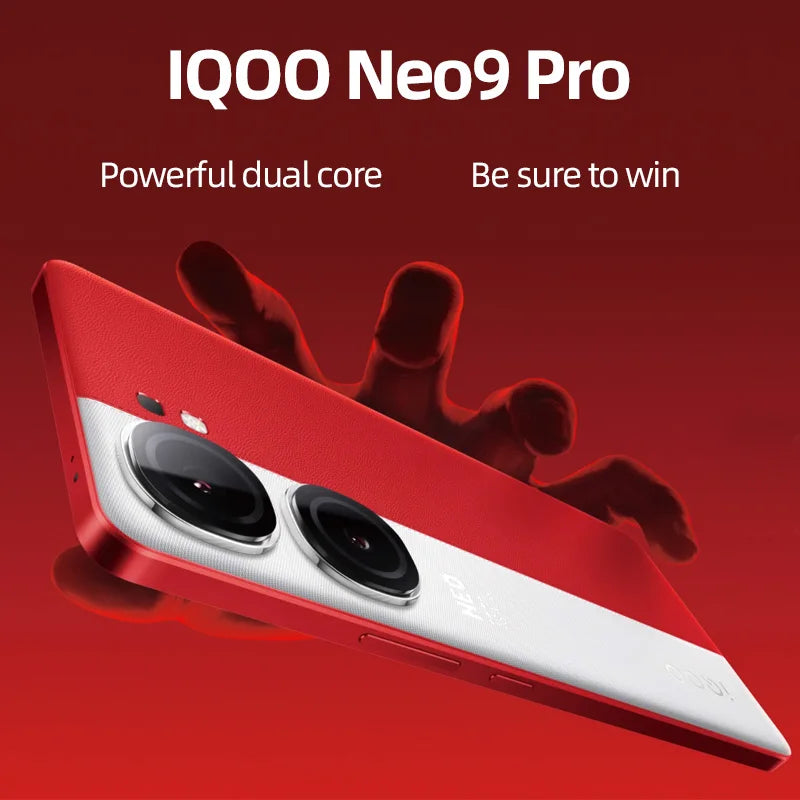 Used iQOO Neo9 Pro 5G Android Phone 16GB+512GB 6.78" Large Screen 5160mAh Battery Unlocked Smartphone