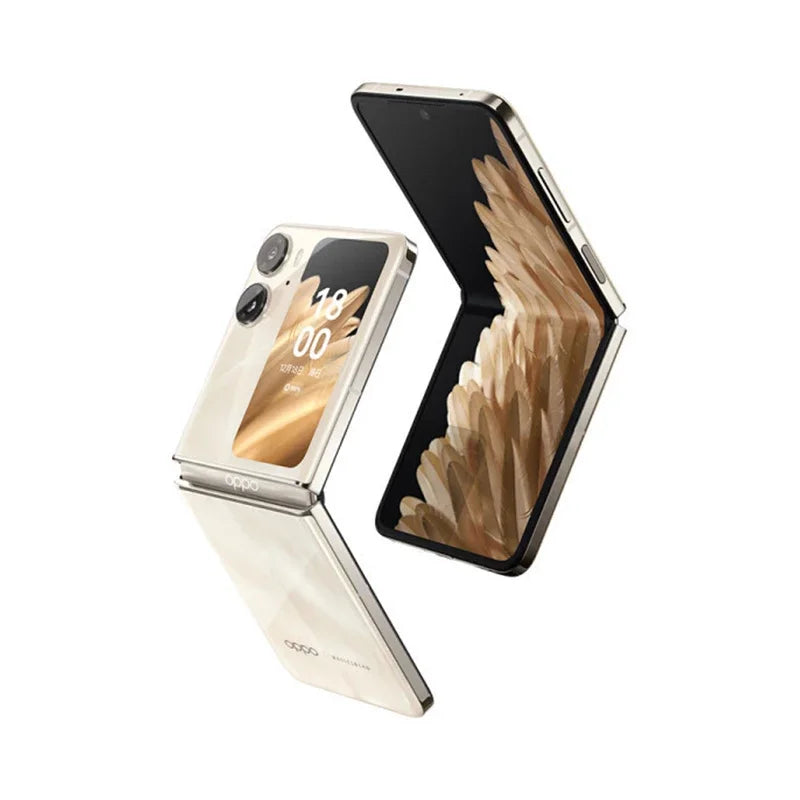 OPPO Find N2 Flip 5G Smartphone Screen 6.8-Inches 120HZ 256GB ROM Battery 4300mAh NFC Android Used Phone