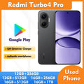 Used Redmi Turbo4 Pro 5G Android Phone 16GB+512GB 6.83" Large Screen 7550mAh Battery Unlocked Smartphone