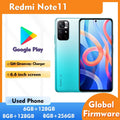 Redmi Note 11 5G RAM 8GB ROM 256GB Fullview Display 6.6 inch 2400x1080px Side-Mounted 5000mAh 50MP 2 SIM Card used phone