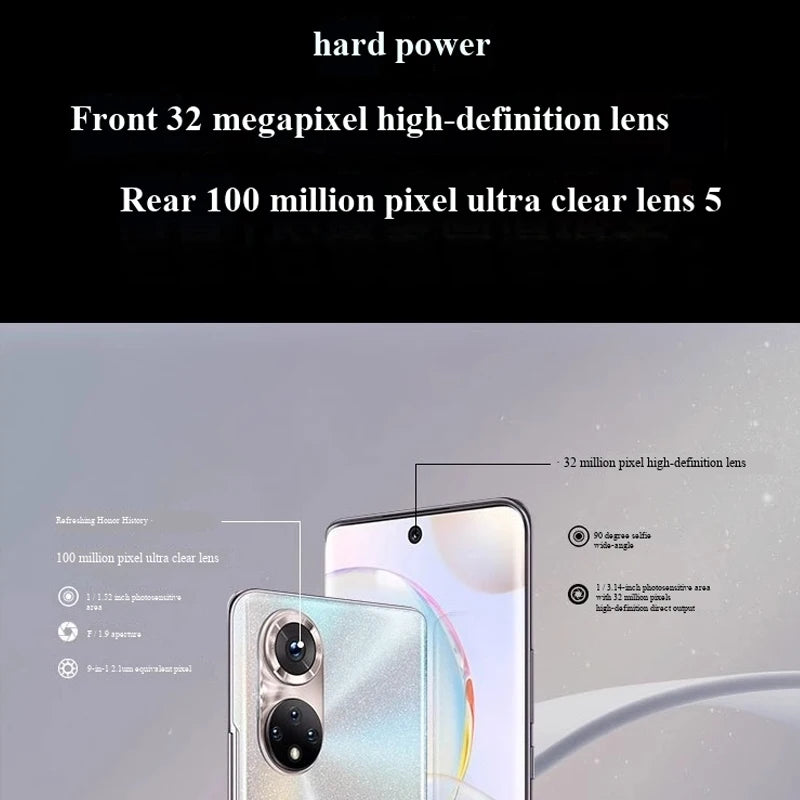 Honor 50 (EU Version) 5G Android SmartPhone RAM 12GB ROM 256GB 6.57in 4300mAh All Colours Good Condition used phone