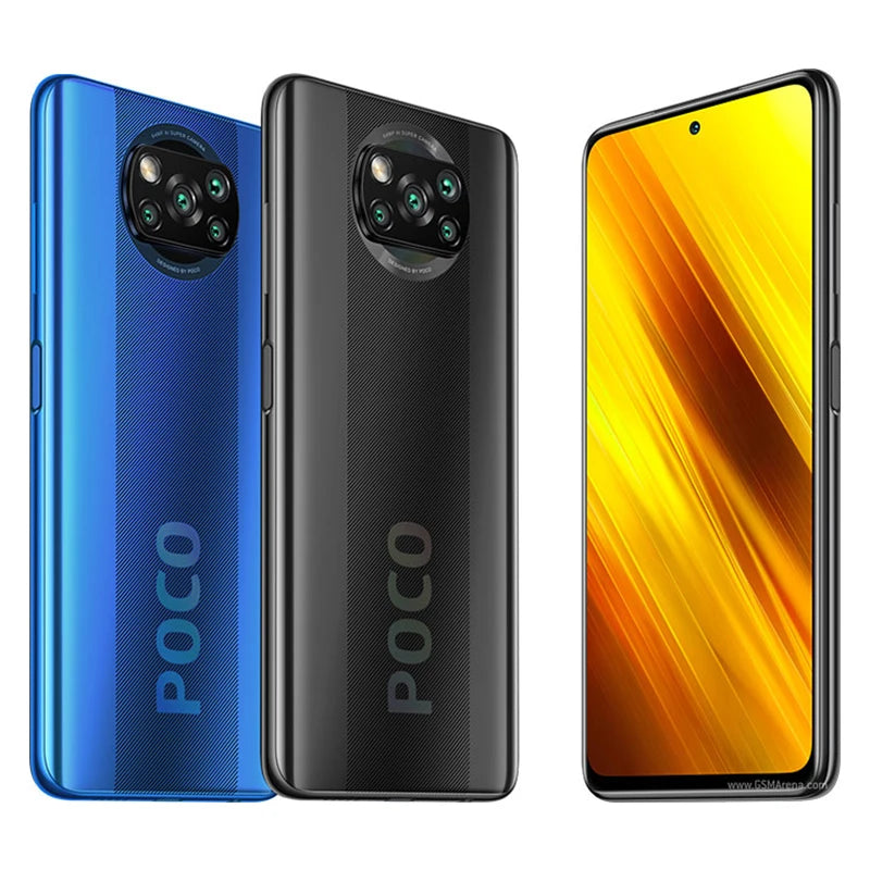 Xiaomi POCO X3 4G SmartPhone RAM 6GB ROM 64GB 2400x1080px 64MP 5160mAh 33W 6.67in Camera used phone
