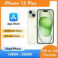 Apple iphone 15 plus 5G ROM 128GB/256GB 2796x1290 Display Resolution 60hz refresh rate IOS 6.7inch Full Screen used phone