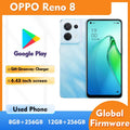OPPO Reno 8 5G Android Smartphone 12GB RAM 256GB ROM Screen 6.43 inches 4500Mah used phone