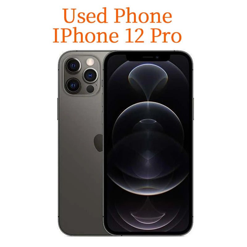 Apple iPhone 12 Pro 5g IOS SmartPhone Screen 6.1-inch All Colours in Good Condition Used Phone