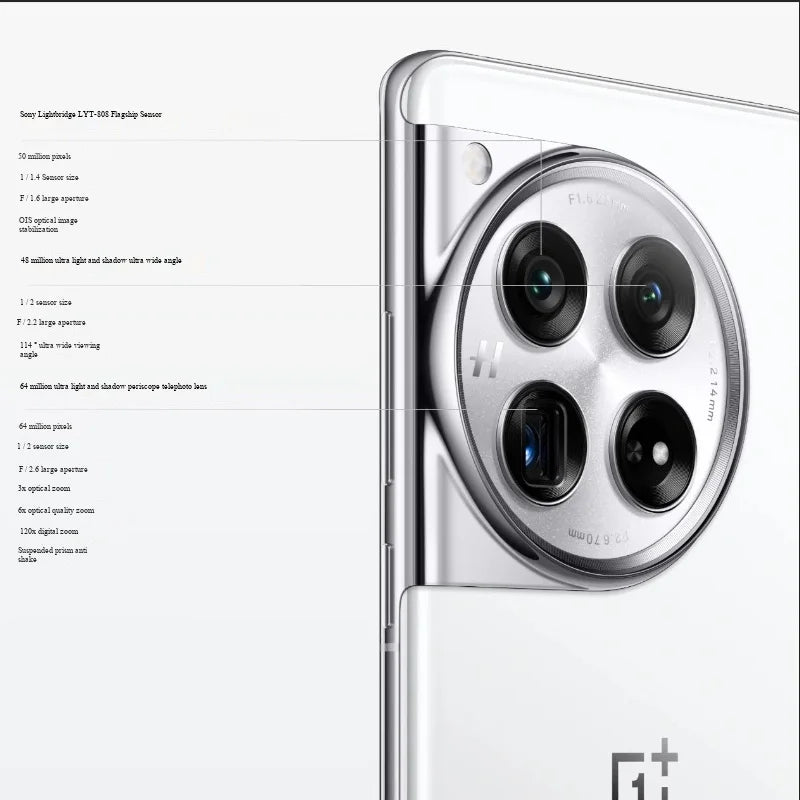 Good Condition Used OnePlus 12 5G Smartphone 16GB RAM 512GB ROM 6.82" Screen 5400mAh All Colours Android Device