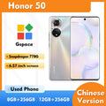 Honor 50 5G 6.57inch 2340x1080px 120Hz  Screen ROM 128GB/256GB 108MP smartphone 4300mAh used phone