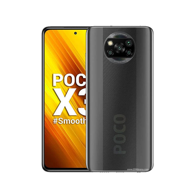 Xiaomi POCO X3 4G SmartPhone RAM 6GB ROM 64GB 2400x1080px 64MP 5160mAh 33W 6.67in Camera used phone