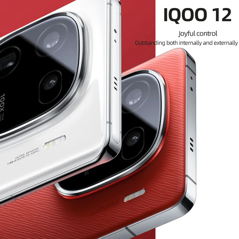 IQOO 12 5G Android Smartphone 16GB RAM 512GB ROM Screen 6.78 inches 5000Mah used phone
