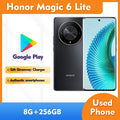Honor Magic6 Lite (EU Version) 5G Android SmartPhone RAM 8GB ROM 256GB 6.78in 5300mAh All Colours Good Condition used phone