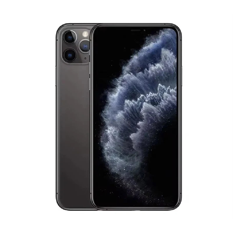 Unlocked Original Apple iPhone 11Pro Max 4G Mobile Phone 6.5 Inch HD Display 12MP Camera 256GB ROM Used Smartphone