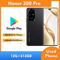 Honor 200 Pro (EU Version) 5G Android SmartPhone RAM 12GB ROM 512GB 6.78in 5200mAh All Colours Good Condition used phone