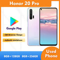 Honor 20 Pro (EU Version) 5G Android SmartPhone RAM 8GB ROM 256GB 6.26in 4000mAh All Colours Good Condition used phone