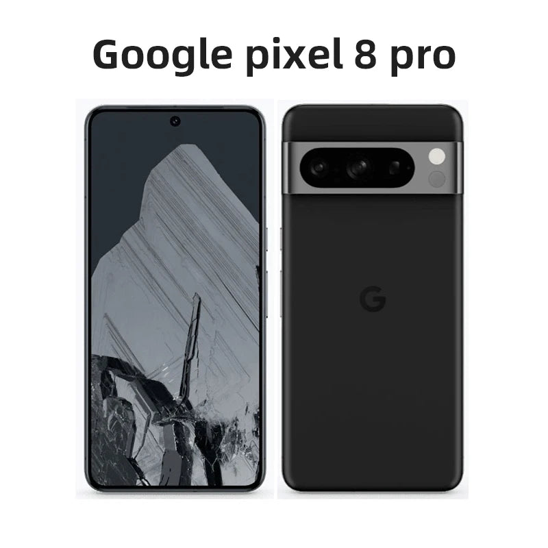 Google Pixel 8 Pro 5G 128GB ROM 12GB RAM  6.7inch AMOLED Screen Android Original Used Phone