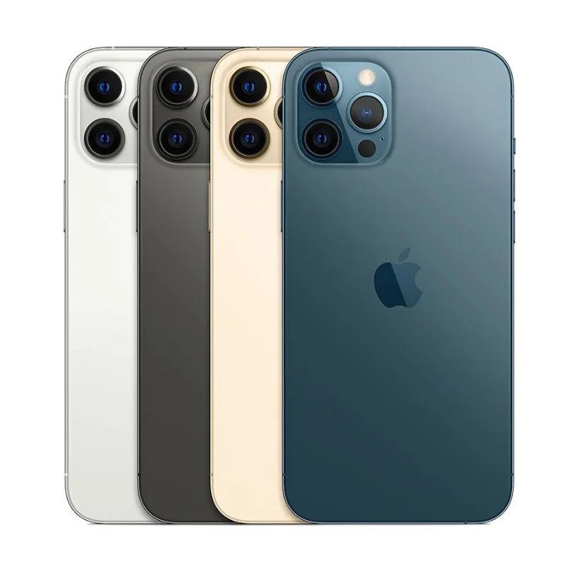 Unlocked Original Apple iPhone 12 Pro Max 5G Mobile Phone 6.7 Inch HD Display 12MP Camera 256GB ROM Used Smartphone