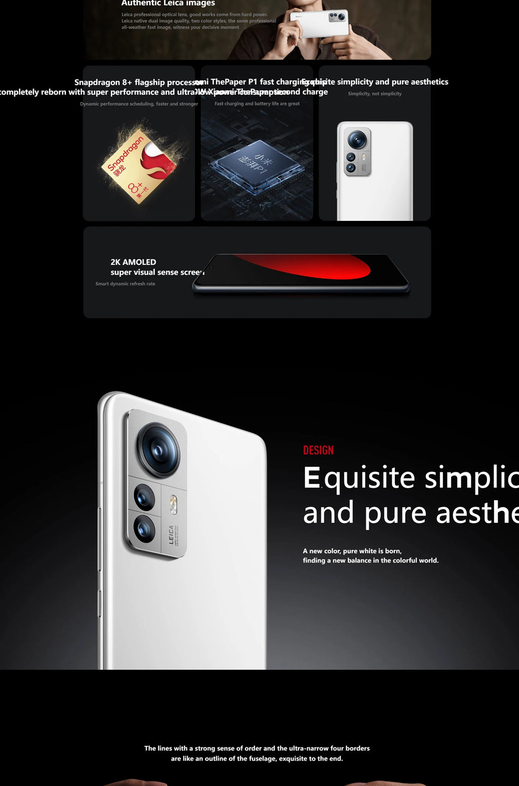 Xiaomi 12S Pro 5G 128GB 256GB 512GB ROM 6.73inch 3200x1440px AMOLED 3.2GHz Battery 4600mAh 50MP used phone