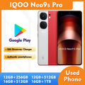 Used iQOO Neo 9S Pro 5G Android Phone 16GB+512GB 6.78" Large Screen 5160mAh Battery Unlocked Smartphone