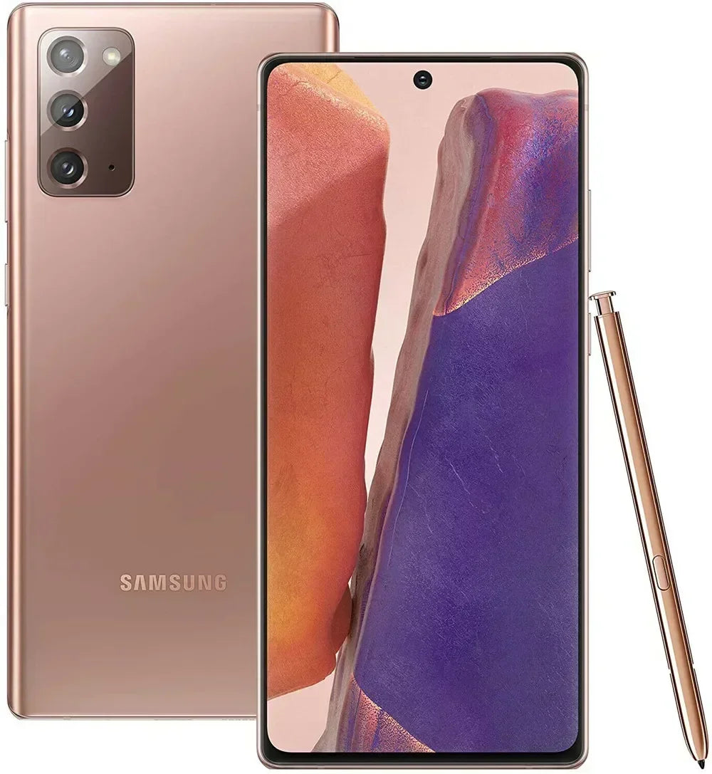 Samsung Galaxy Note 20 5G 8GB RAM 128GB ROM Smartphone Android 6.7inch Screen NFC Unlocked Good Condition Used Phone