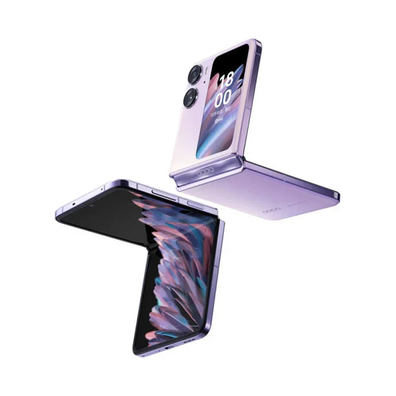 OPPO Find N2 Flip 5G Smartphone Screen 6.8-Inches 120HZ 256GB ROM Battery 4300mAh NFC Android Used Phone