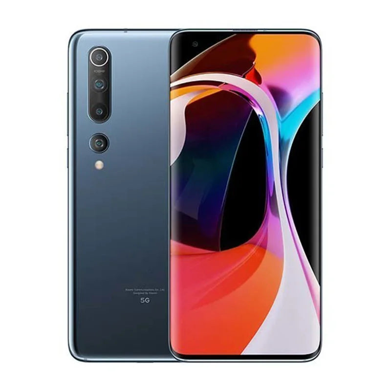 Unlocked Original Xiaomi 10 5G Mobile Phone 6.67 Inch HD Display 108MP Camera 12GB RAM 256GB ROM Used Smartphone